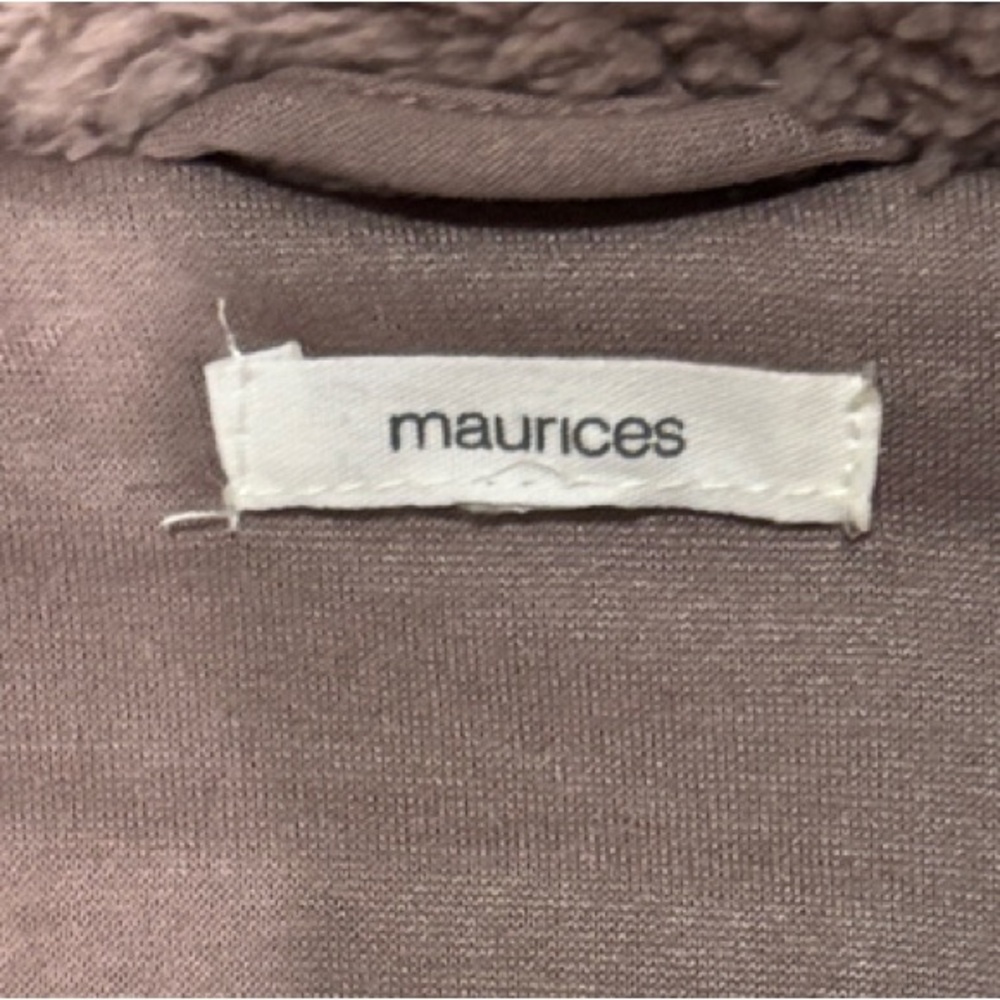 Maurices Plush Puffer Jacket in Mauve - Picture 2 of 10